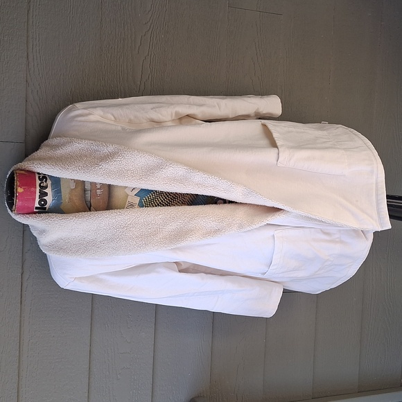 Eddie Bauer faux shearling cabin cardigan size 2X - Picture 2 of 9